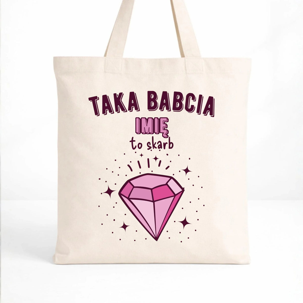 Torba dla babci - Taka Babcia to skarb - personalizowana B06