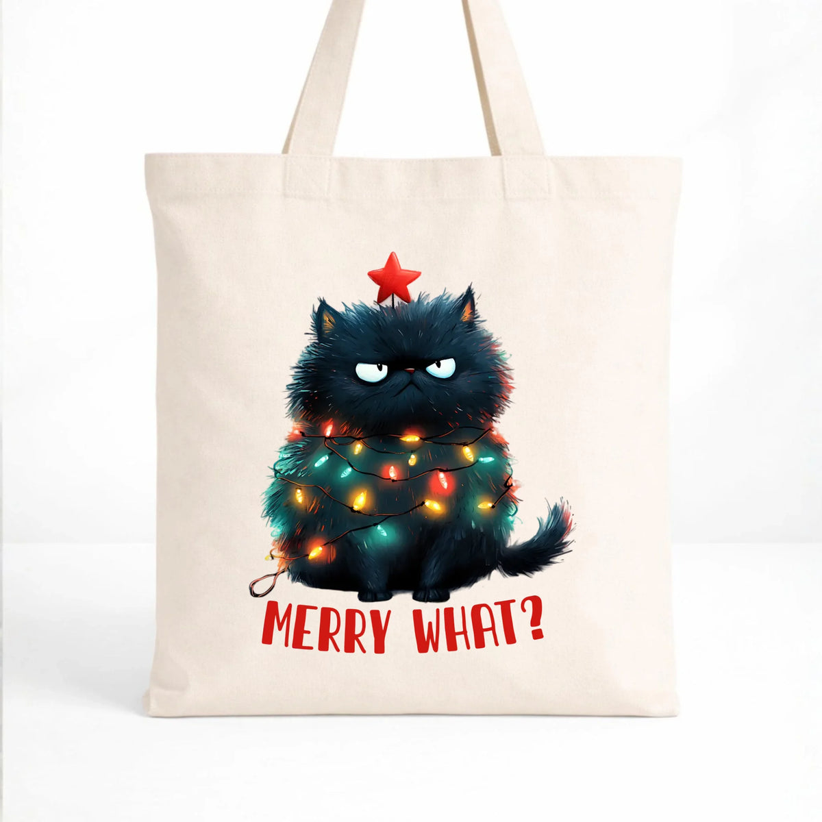 Torba świąteczna - Grumpy Cat Merry what? BN37
