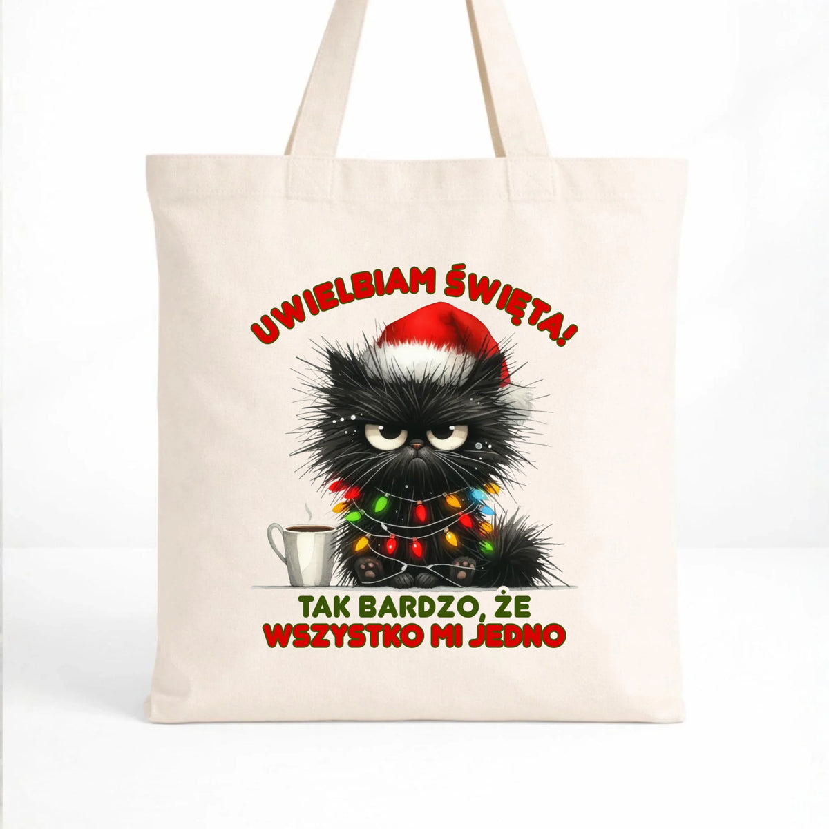 Torba świąteczna - Kot Maruda Wszystko mi jedno BN35