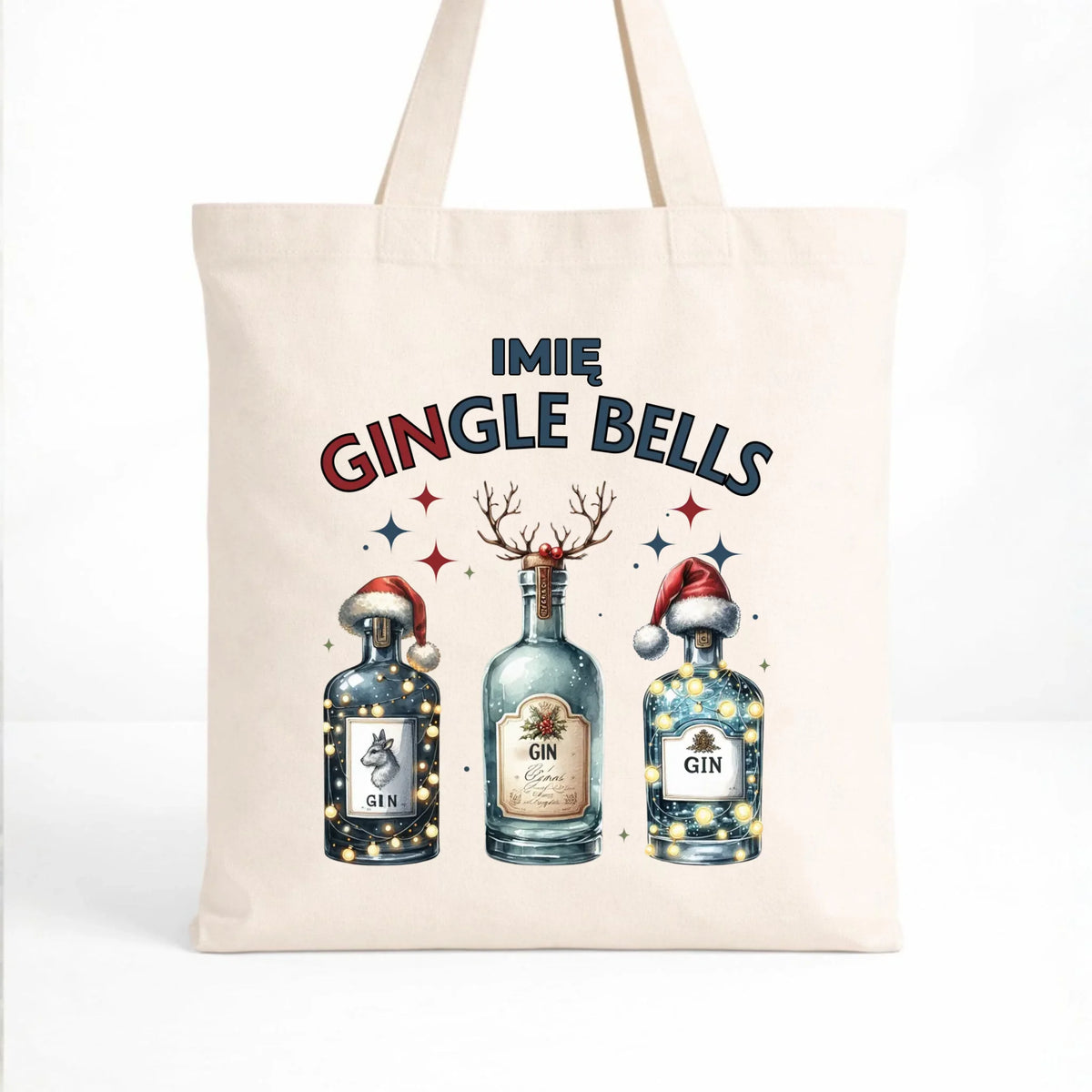 Torba świąteczna - Gin Gingle bells - personalizowana BN68