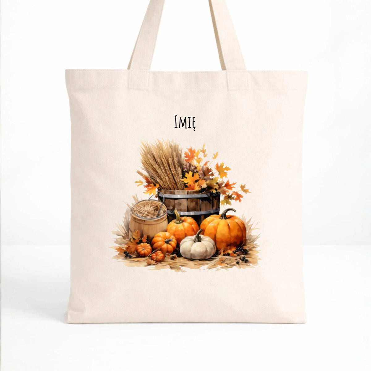 Torba na jesień - Harvest vibes - personalizowana JS09