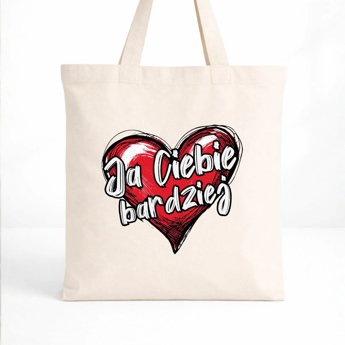 Torba dla par - Serce Ja Ciebie bardziej W84