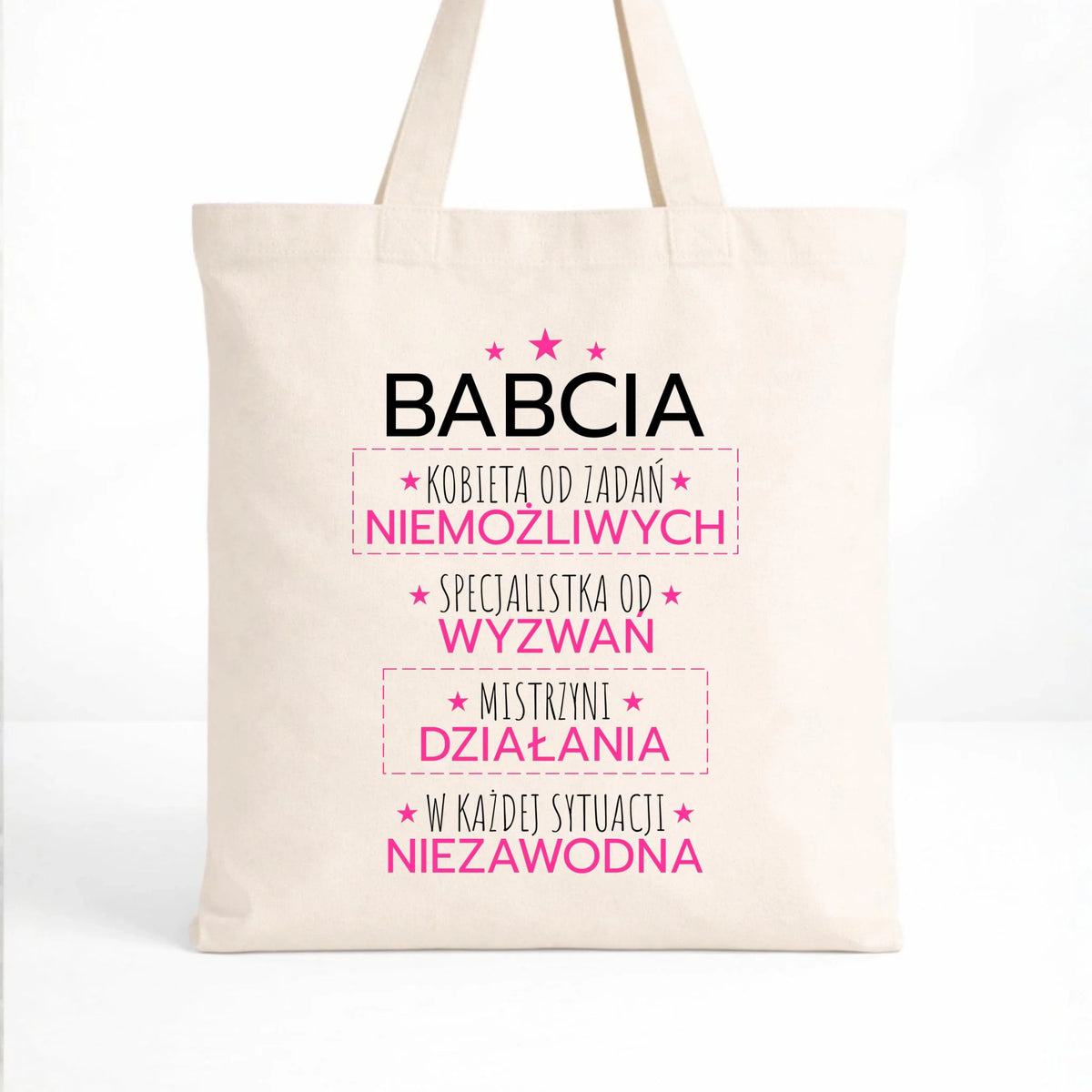 Torba dla babci - Babcia kobieta od zadań niemożliwych B30