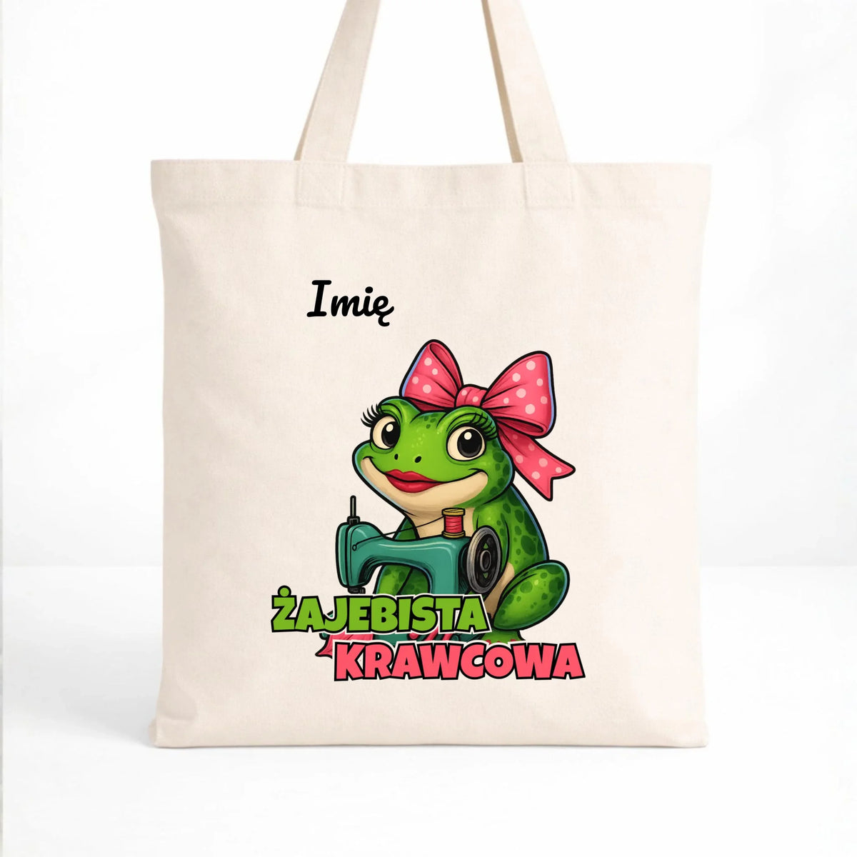 Torba szyciowa dla krawcowej - Żajebista Krawcowa - personalizowana HS32