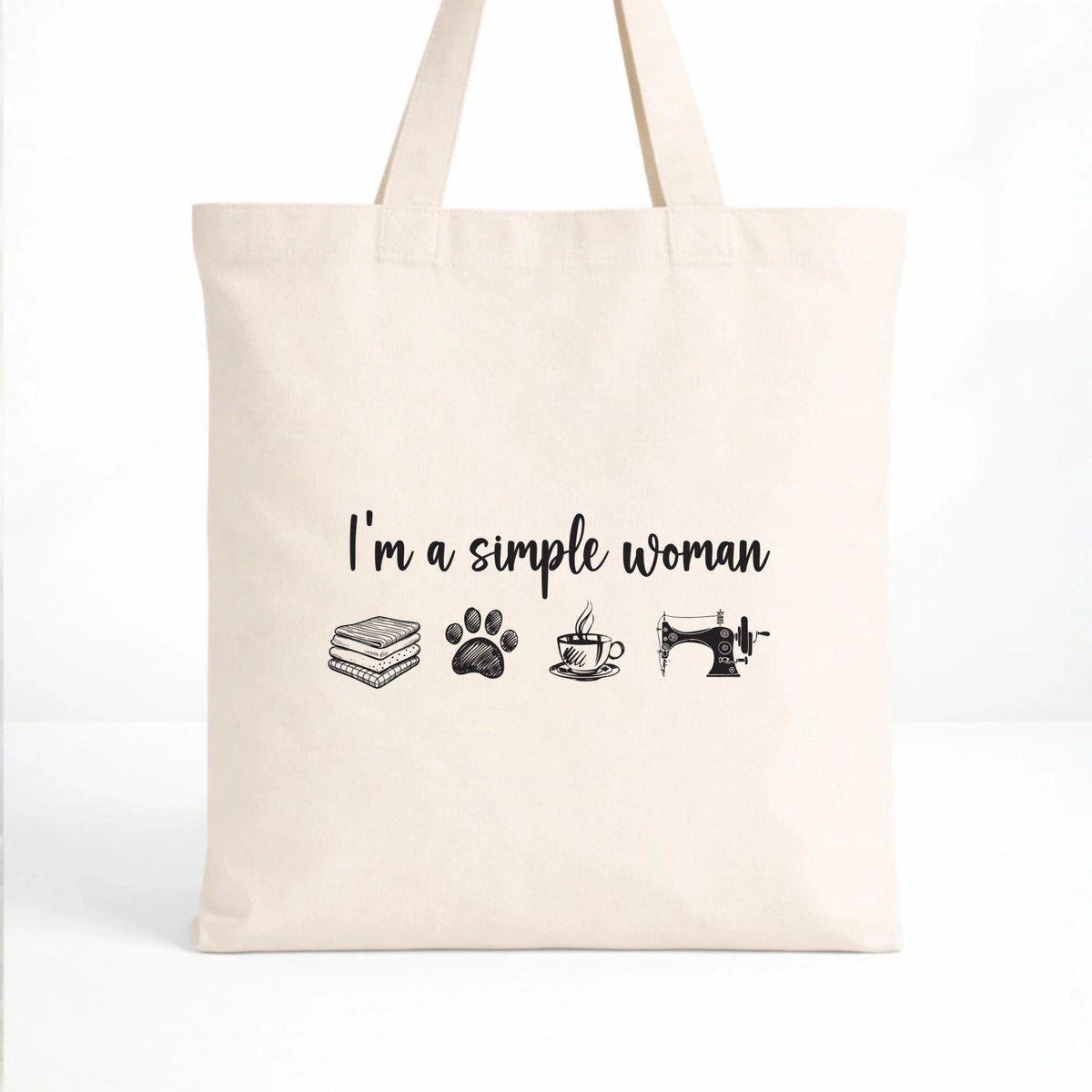 Torba szyciowa dla krawcowej - I'm a simple woman HS20
