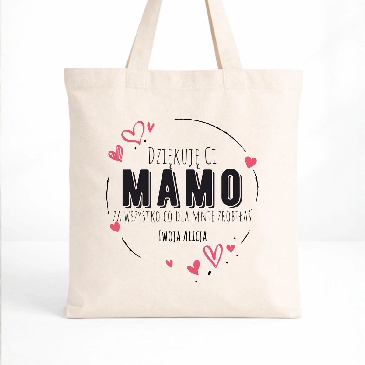 Torba dla mamy - Dziękuję Ci Mamo - personalizowana DM32
