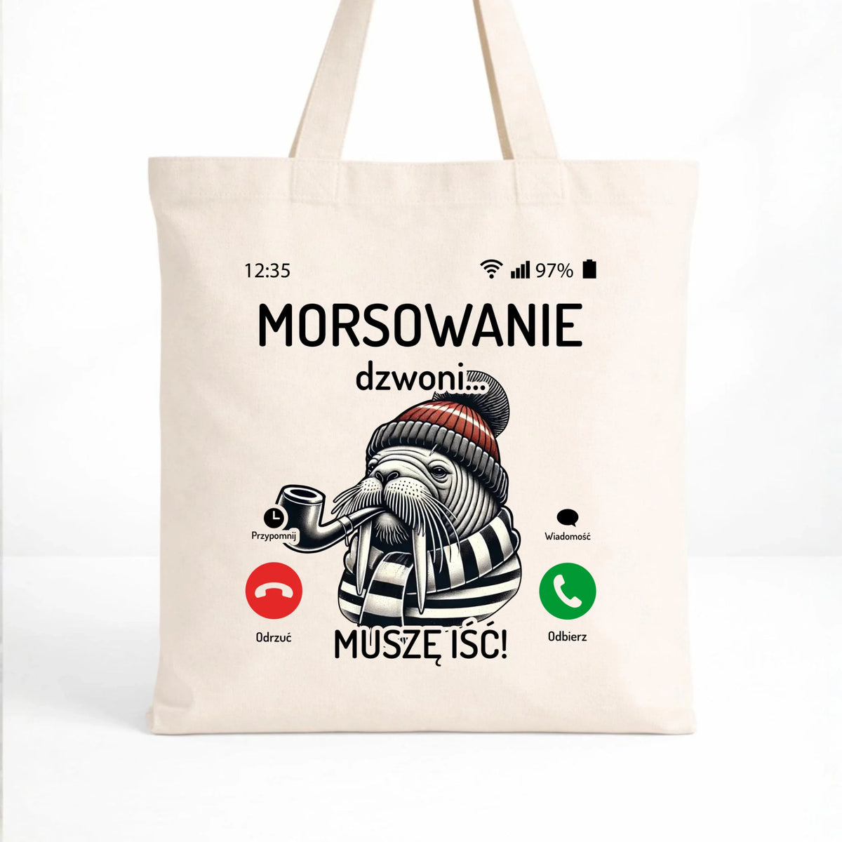 Torba - prezent dla morsa - Morsowanie dzwoni muszę iść - Mors HM19