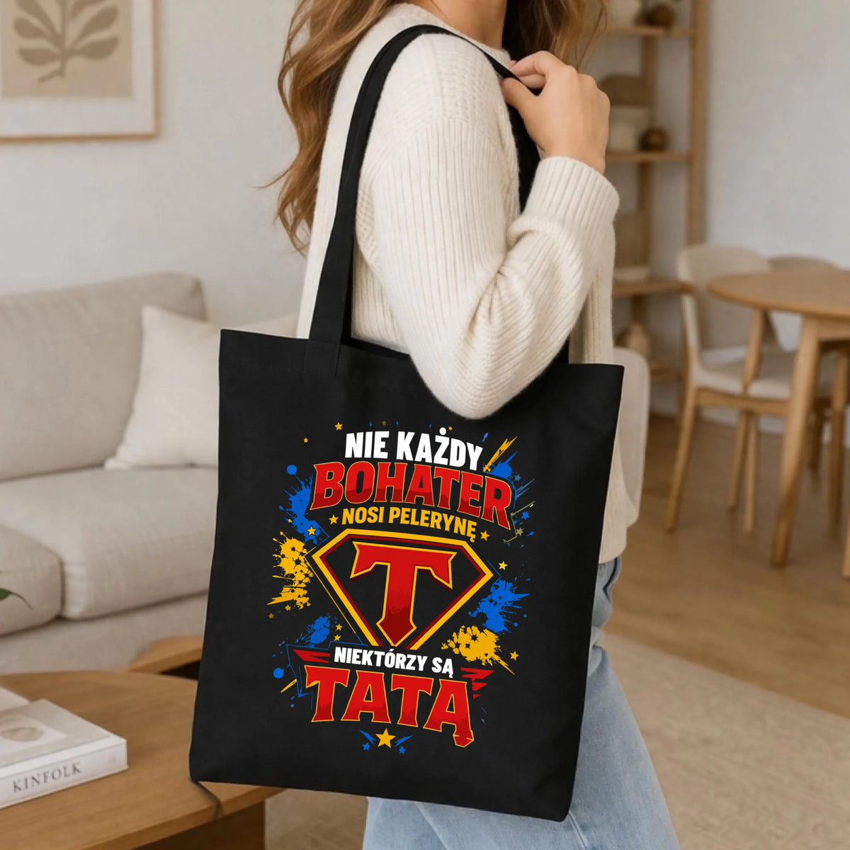 Torba dla taty - Nie każdy bohater nosi pelerynę DT29