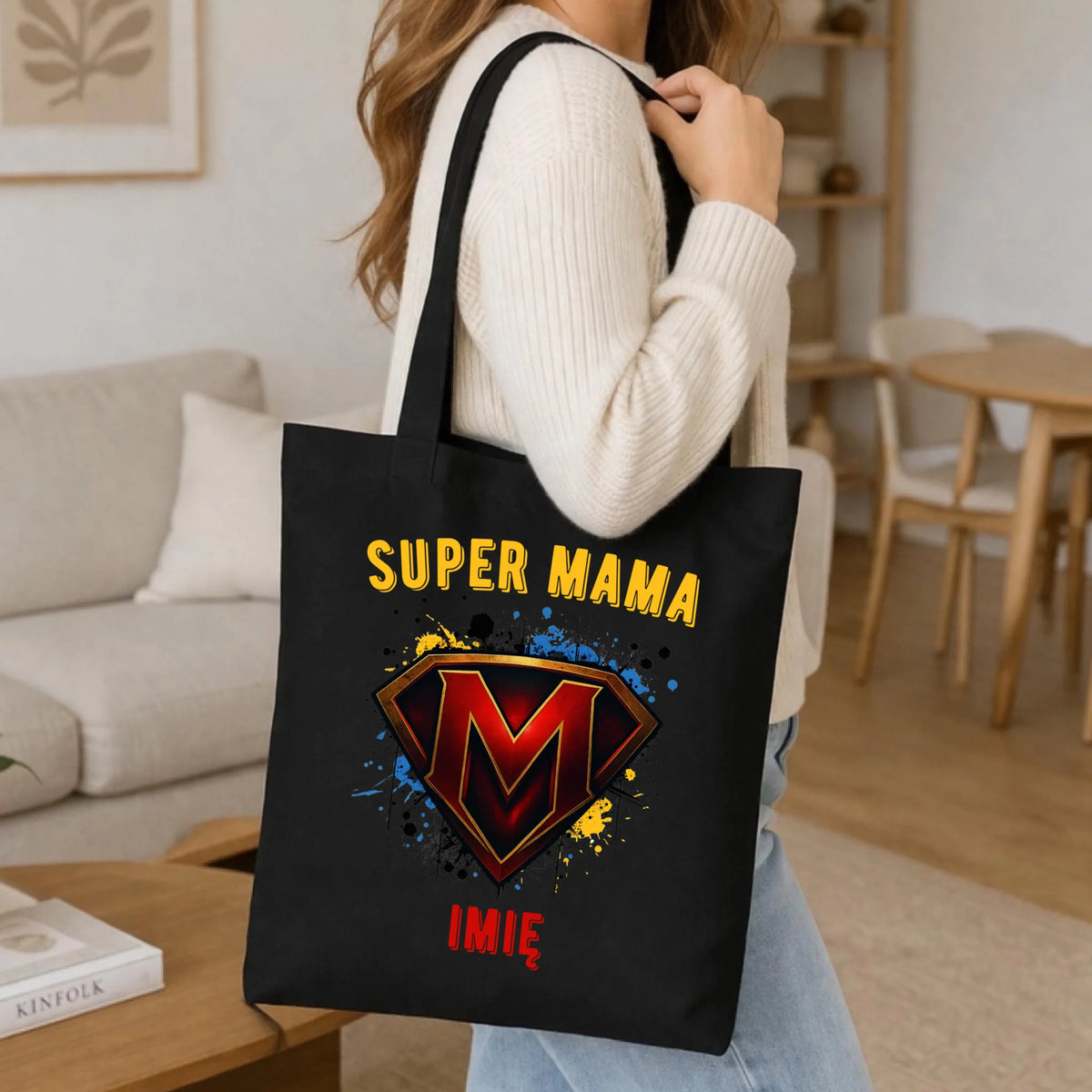 Torba dla mamy - Super Mama - personalizowana DM07