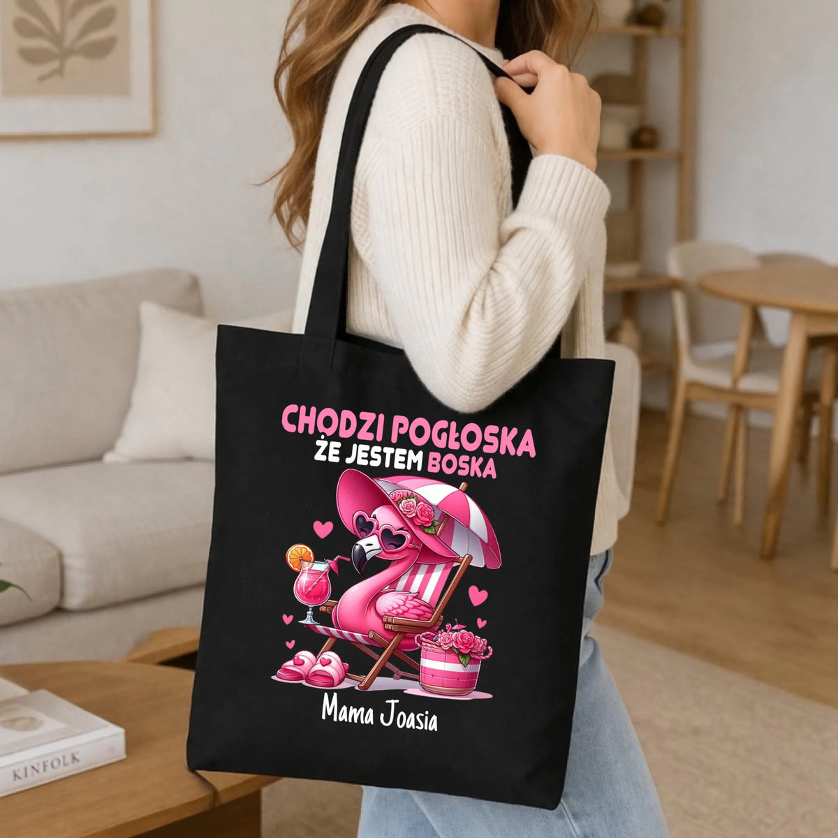 Torba dla mamy - Chodzi pogłoska, że jestem boska - personalizowana DM14
