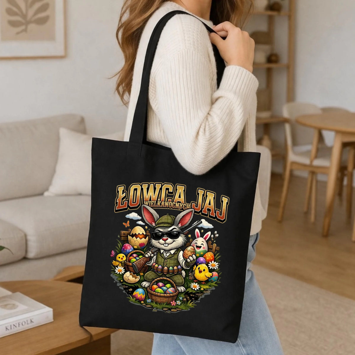 Torba wielkanocna - Zając Łowca Jaj WN12