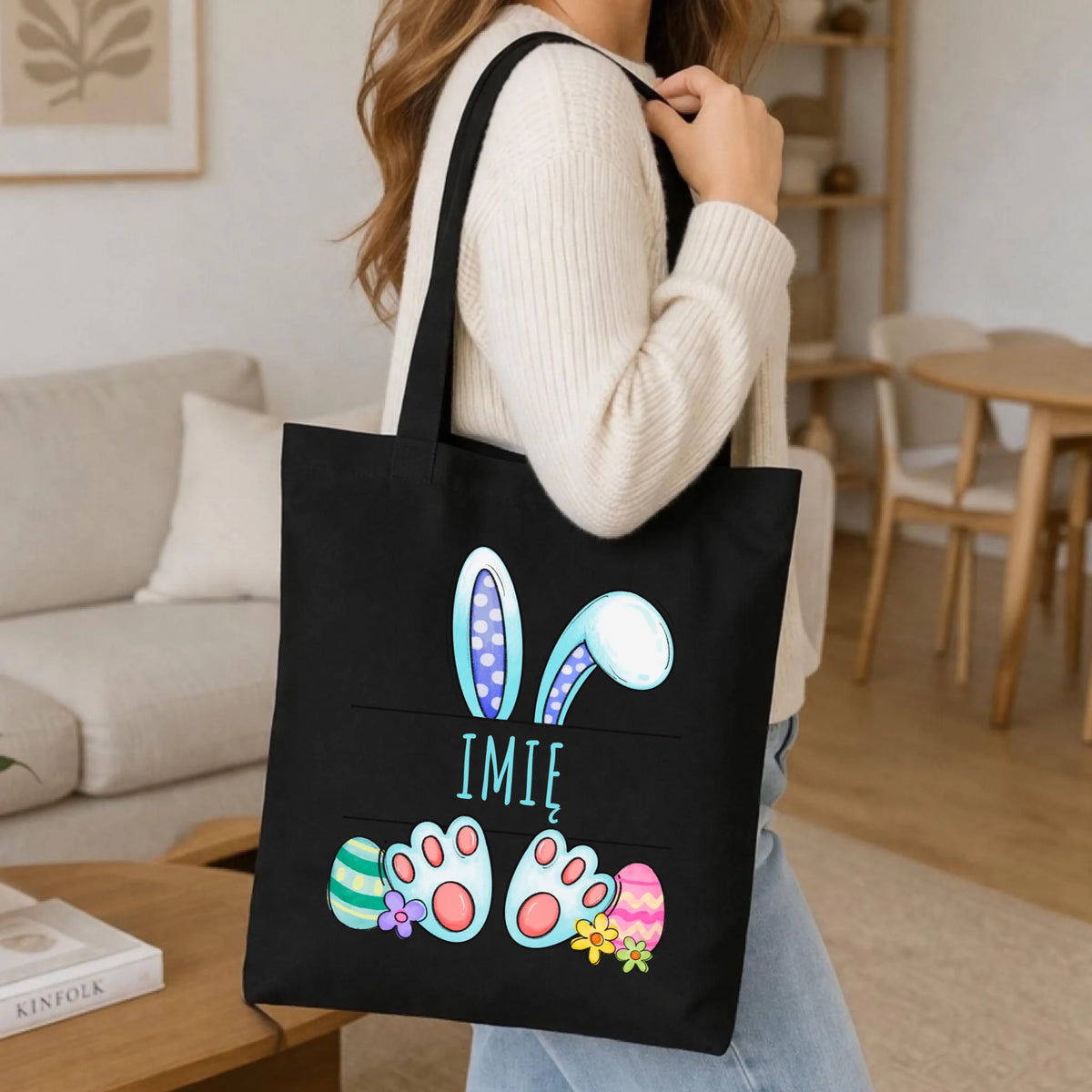 Torba na Wielkanoc - Zajączek - personalizowana WN14