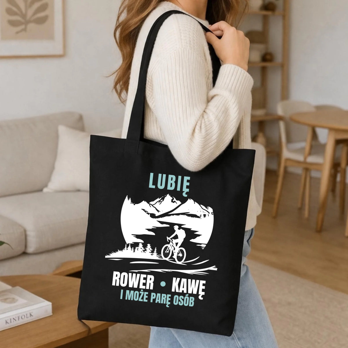Torba dla rowerzysty - Lubię rower kawę i może parę osób HR05