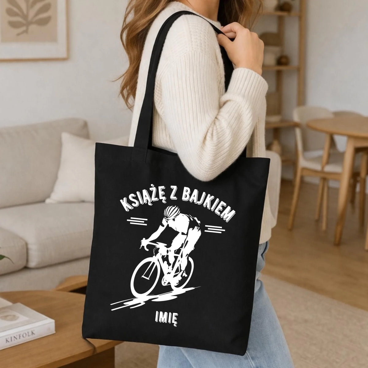 Torba dla rowerzysty - Książę z bajkiem - personalizowana HR01