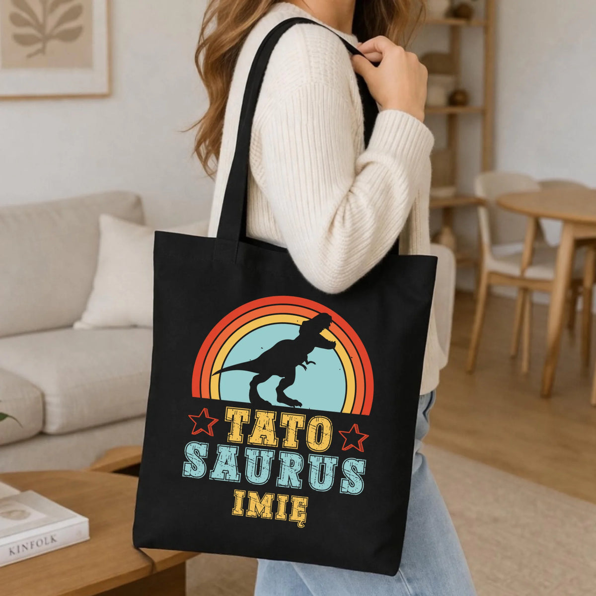 Torba dla taty - Tato Saurus - personalizowana DT03