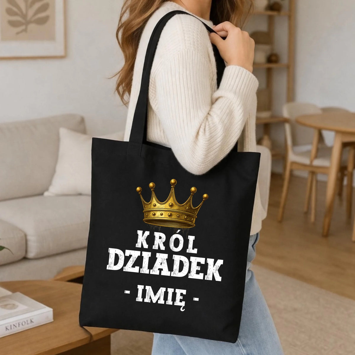 Torba dla dziadka - Król Dziadek - personalizowana D17