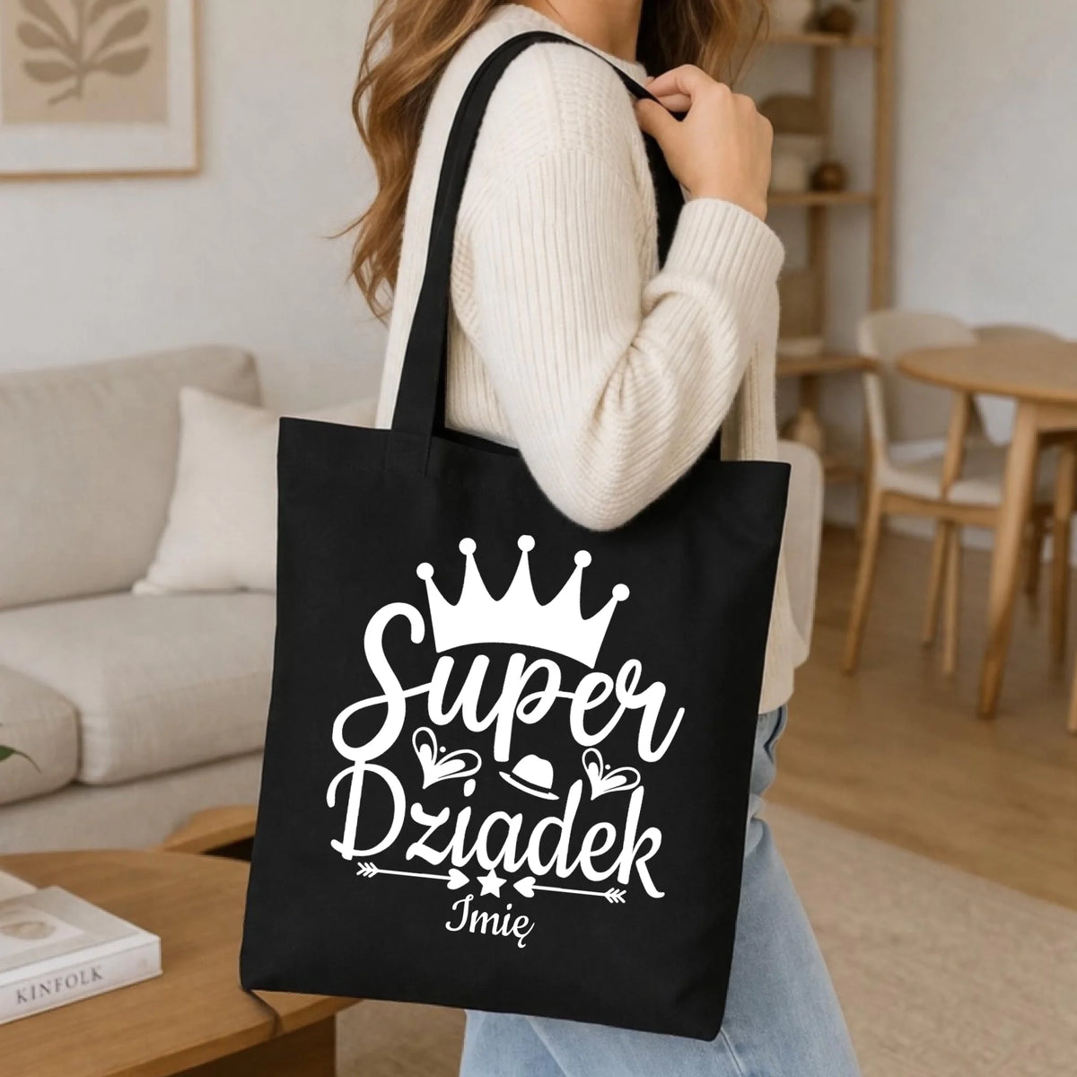 Torba dla dziadka - Super Dziadek - personalizowana D03
