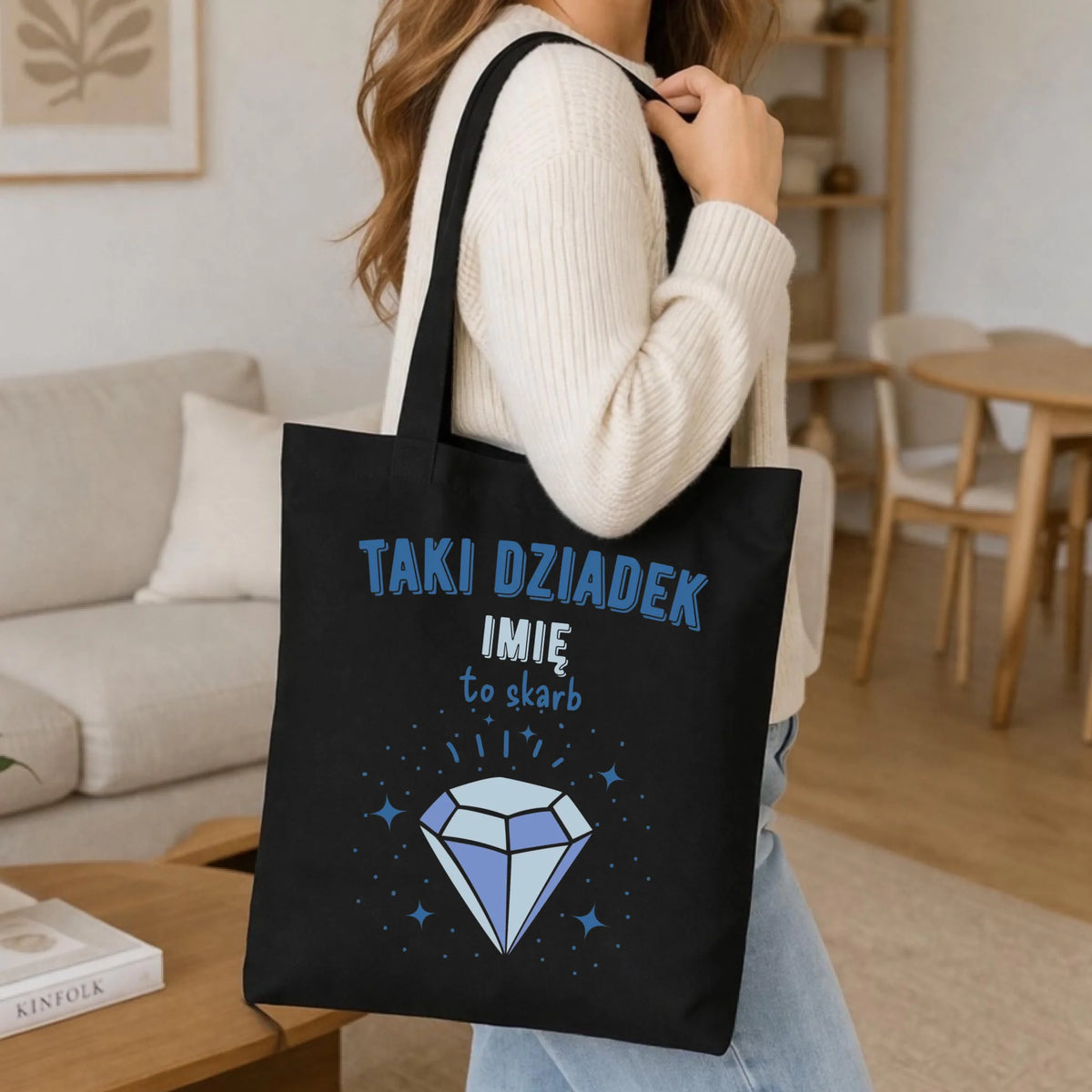 Torba dla dziadka - Taki Dziadek to skarb - personalizowana D06