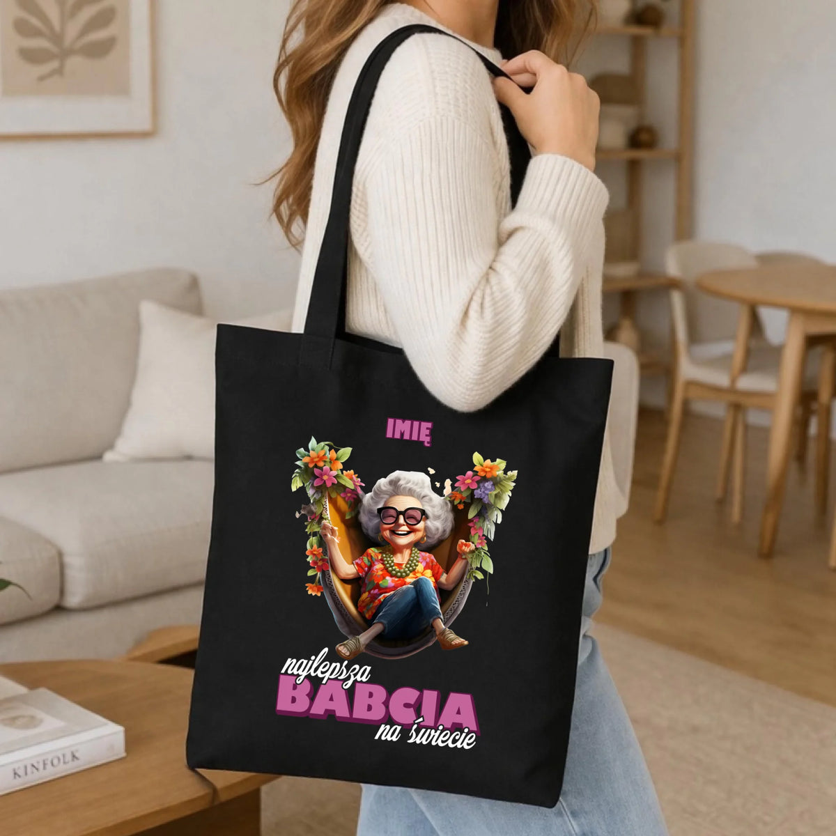 Torba dla babci - Najlepsza Babcia na świecie - personalizowana B14