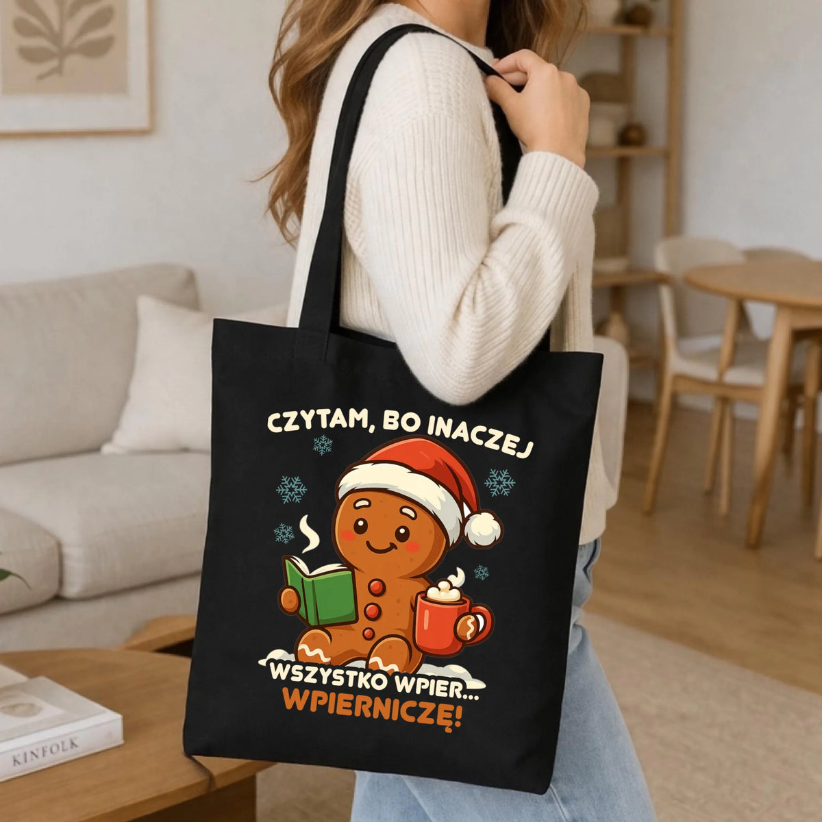Torba świąteczna - Czytam, bo inaczej wszystko wpier... wpierniczę BN79