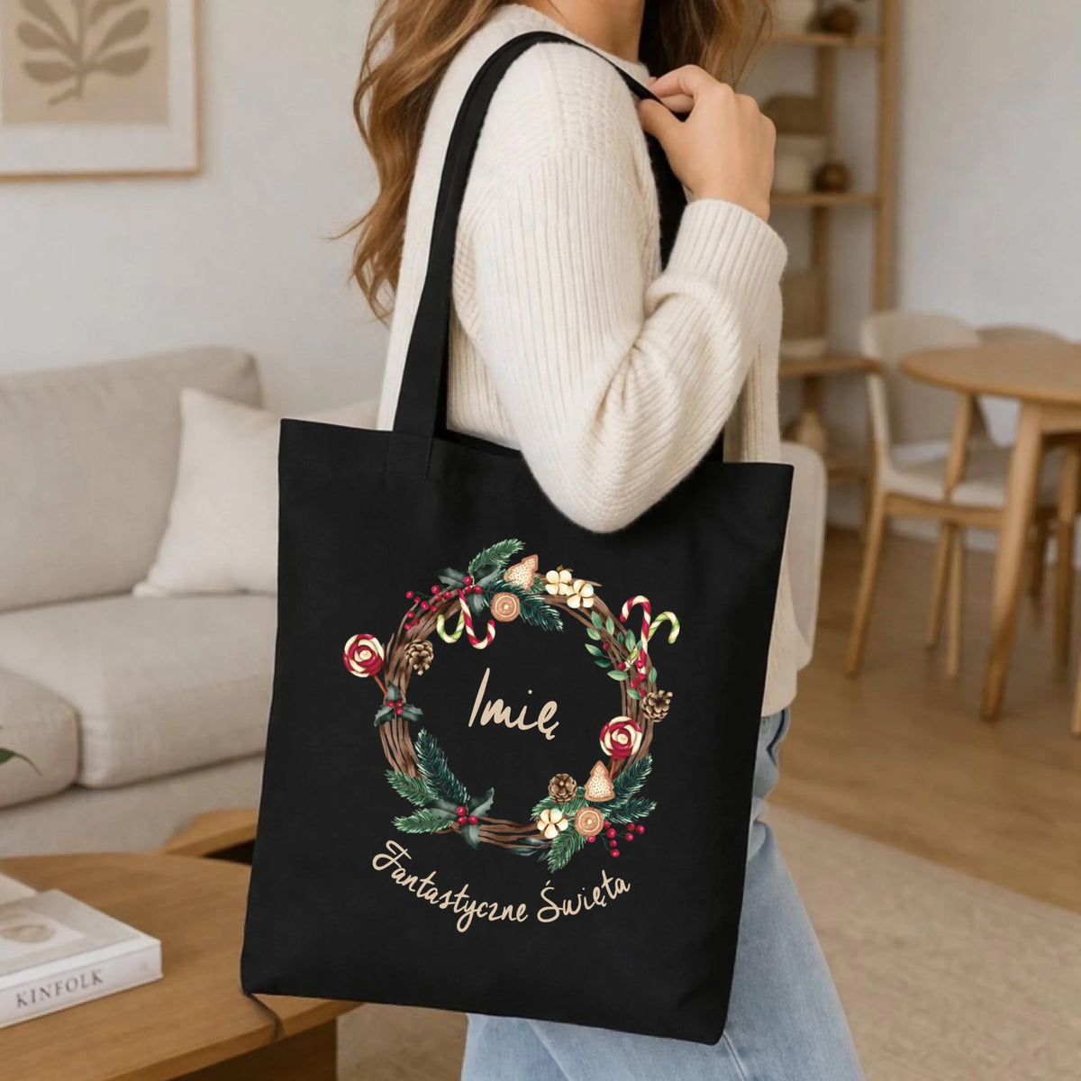Torba świąteczna - Fantastyczne Święta - personalizowana BN14