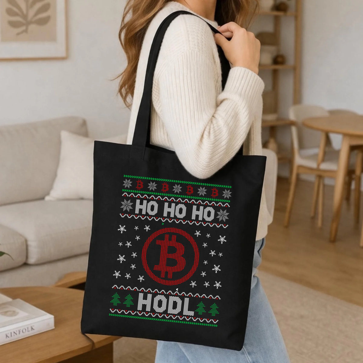 Torba świąteczna - Bitcoin - Ho Ho hodl BN103