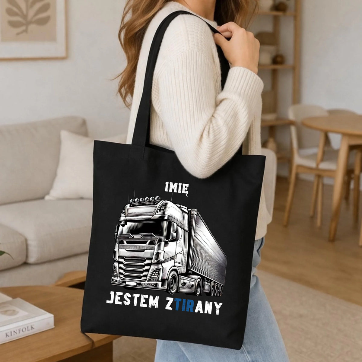 Torba dla kierowcy ciężarówki - Jestem zTIRany - personalizowana ZKT01