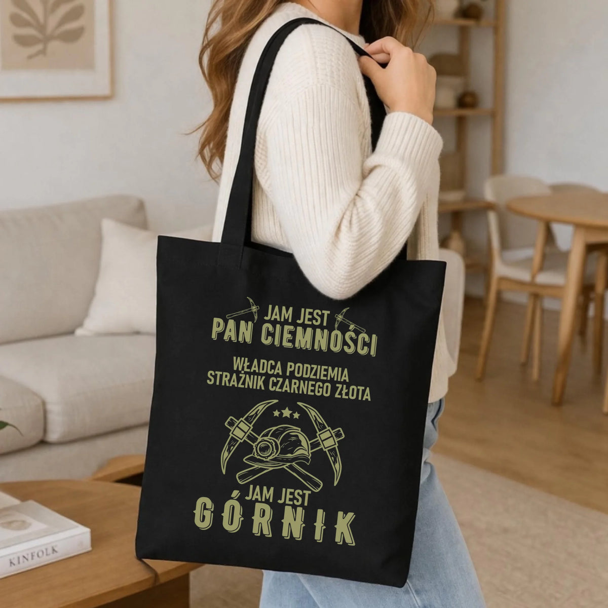 Torba - prezent dla górnika - Pan ciemności jam jest górnik G04