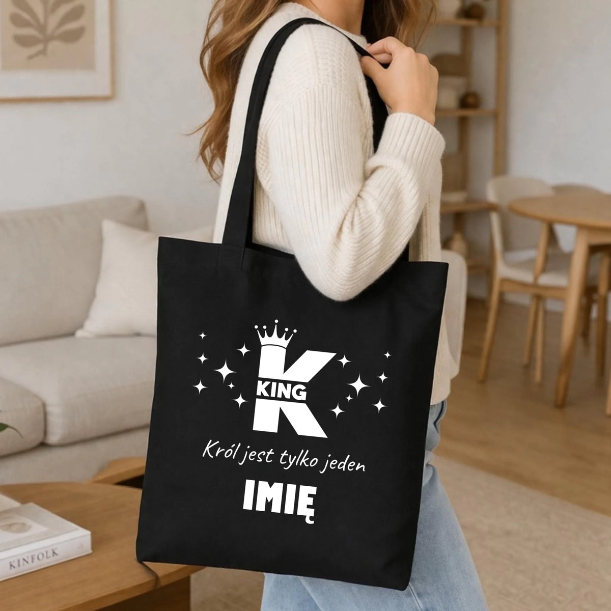 Torba dla niego - King Król jest tylko jeden - personalizowana W40