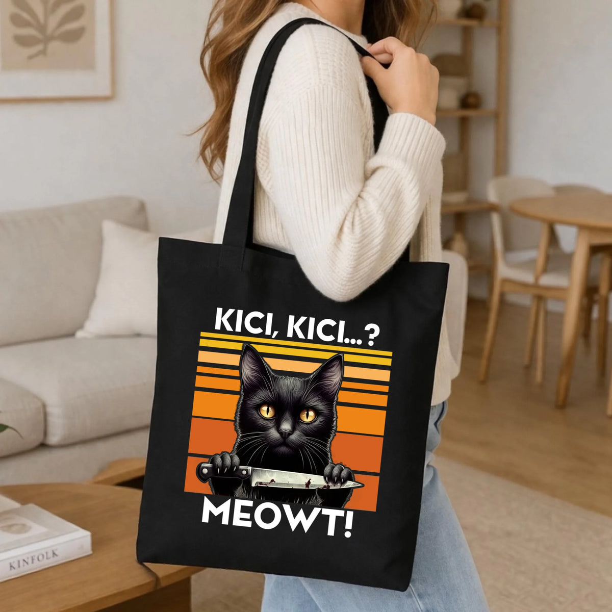 Torba - Kot z nożem - Kici, kici... MEOWT! HL17
