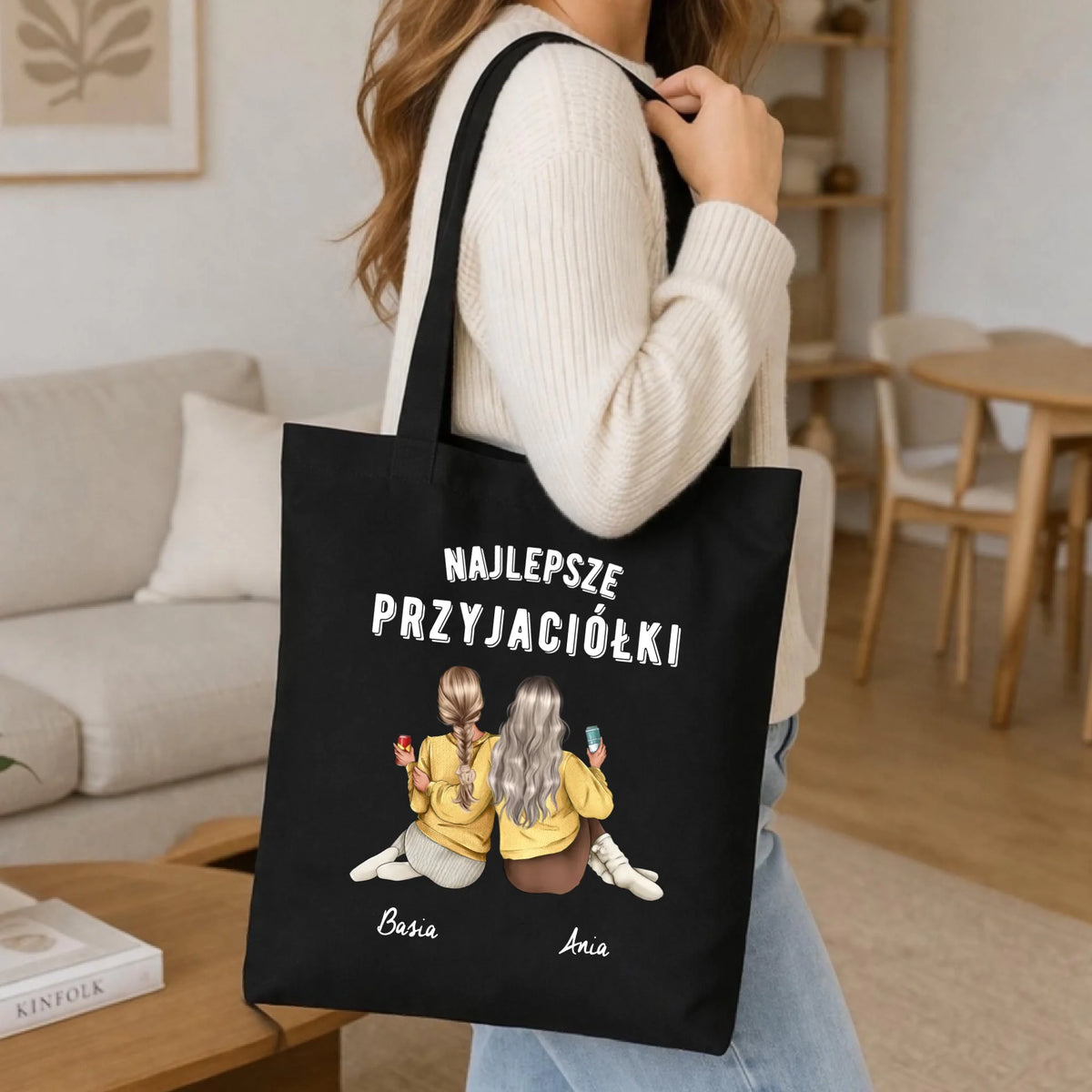 Torba - prezent dla przyjaciółek - Najlepsze przyjaciółki 2-4 osób - personalizowana PR01