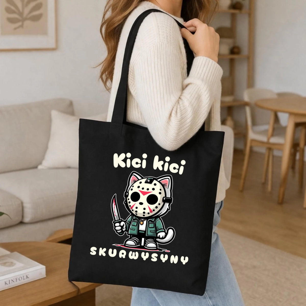 Torba na Halloween - Kici kici sk*rwysyny - bez cenzury HL28