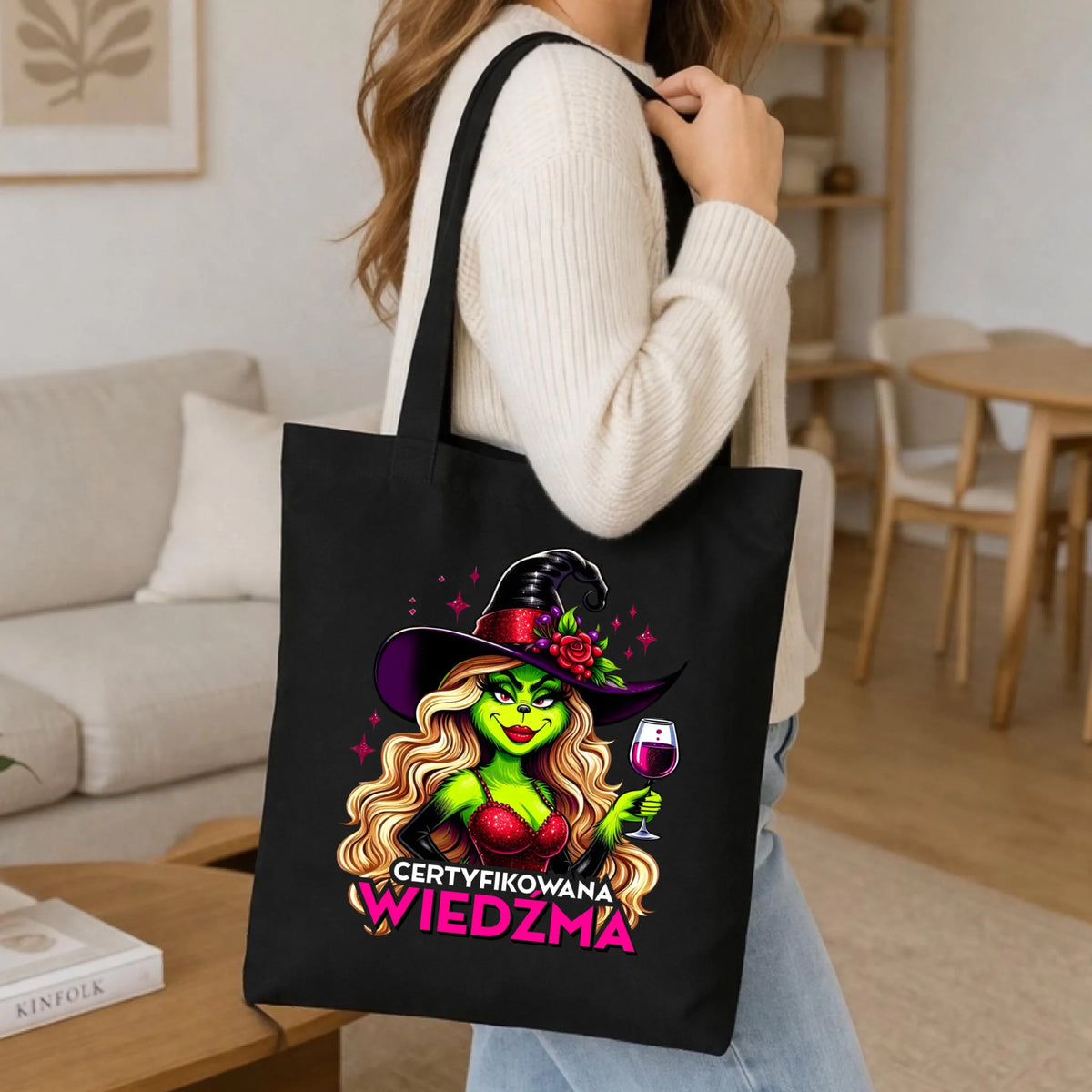 Torba - Certyfikowana wiedźma - śmieszna HL13