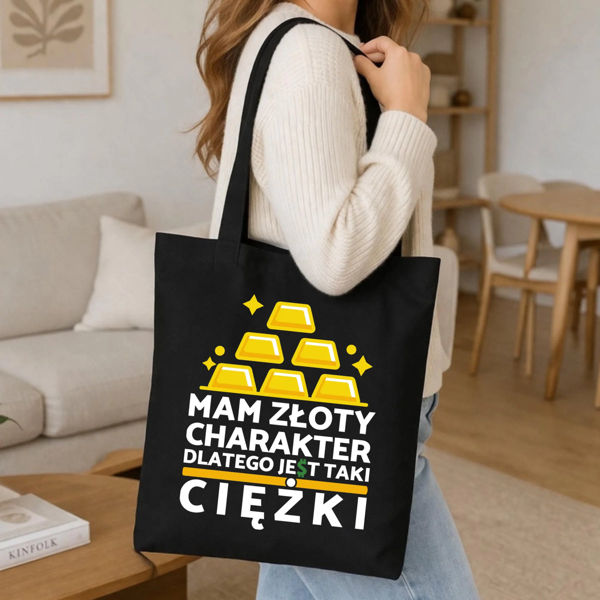 Torba - prezent dla chłopaka - Złoty charakter DCH16