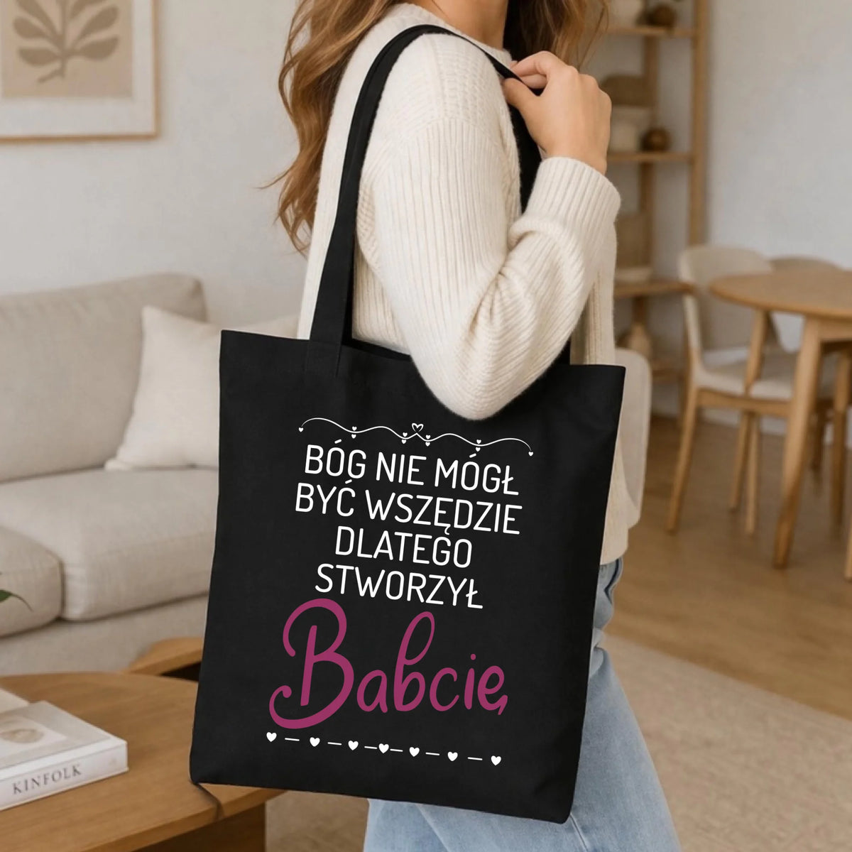 Torba dla babci - Bóg nie mógł być wszędzie dlatego stworzył babcię B09