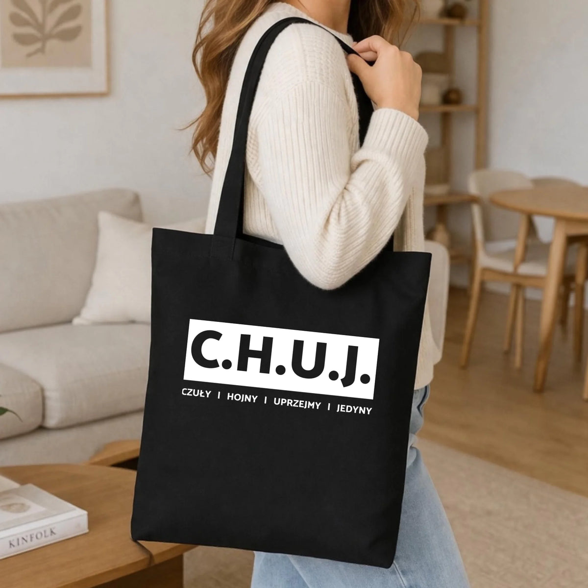 Torba - prezent dla kolegi na Dzień Chłopaka przyjaciela - C.H.U.J. - bez cenzury DCH12