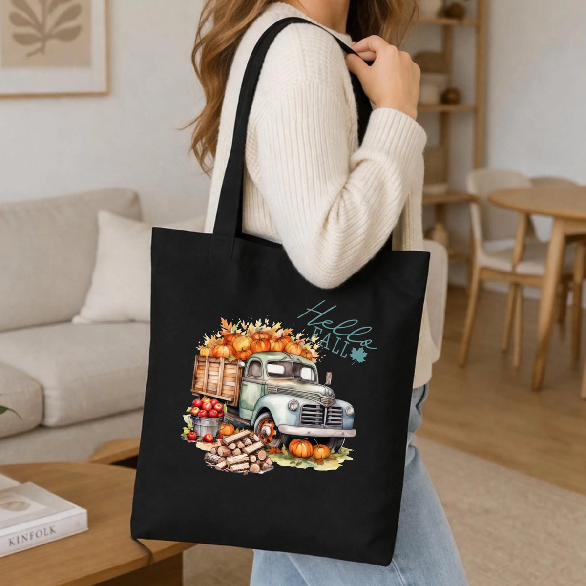 Torba jesieniara – Hello Fall ciężarówka z dyniami JS08
