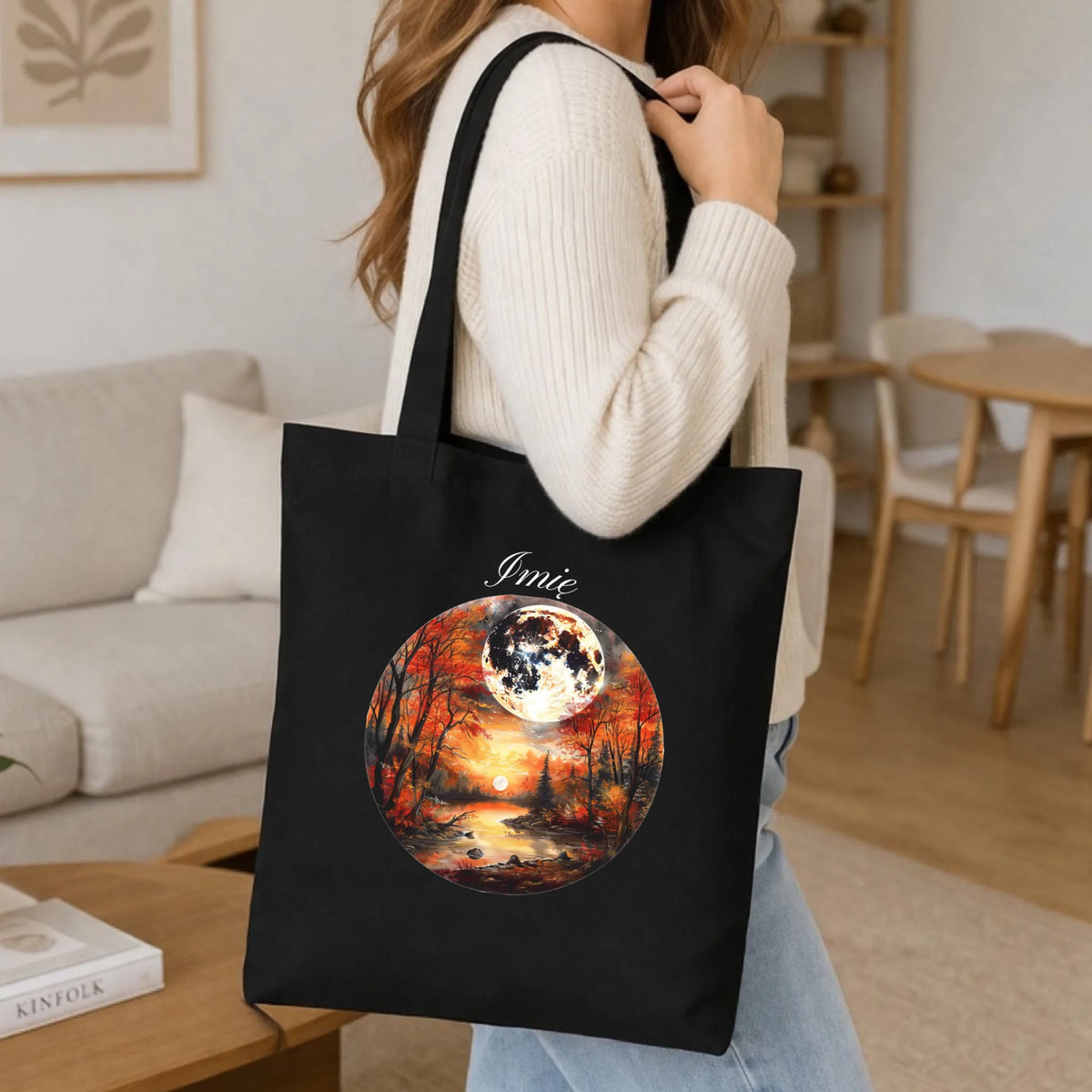 Torba jesieniara - Pełnia księżyca - personalizowana JS10