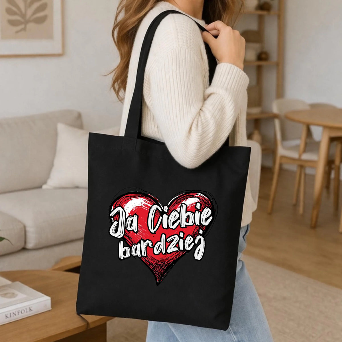 Torba dla par - Serce Ja Ciebie bardziej W84