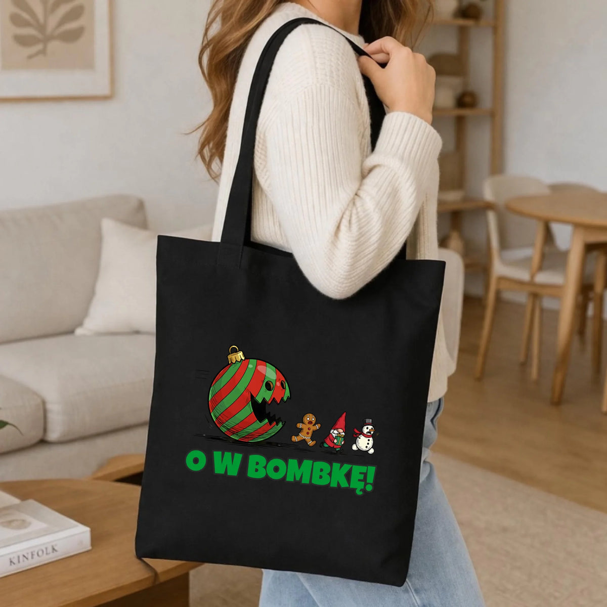 Torba świąteczna - O w bombkę BN142