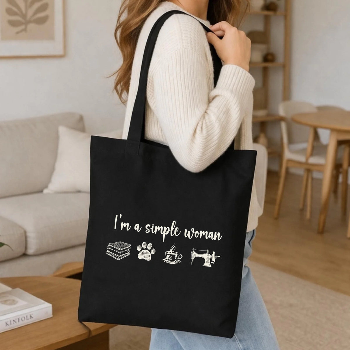 Torba szyciowa dla krawcowej - I'm a simple woman HS20