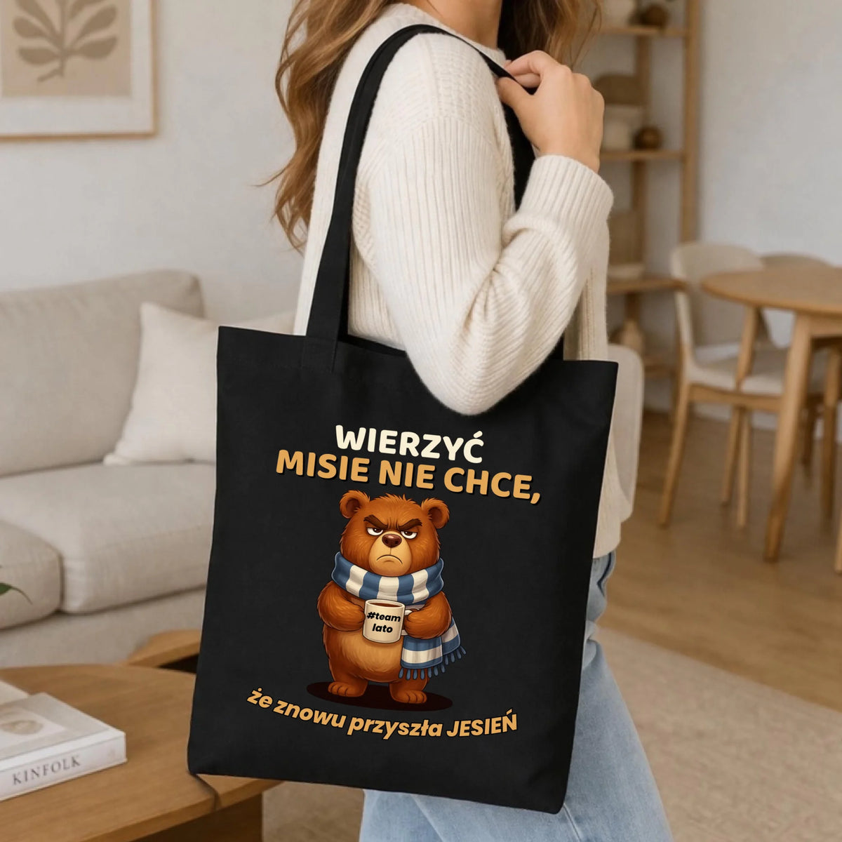 Torba jesienna - Wierzyć MISIE nie chce, że znowu przyszła jesień - Team lato JS35