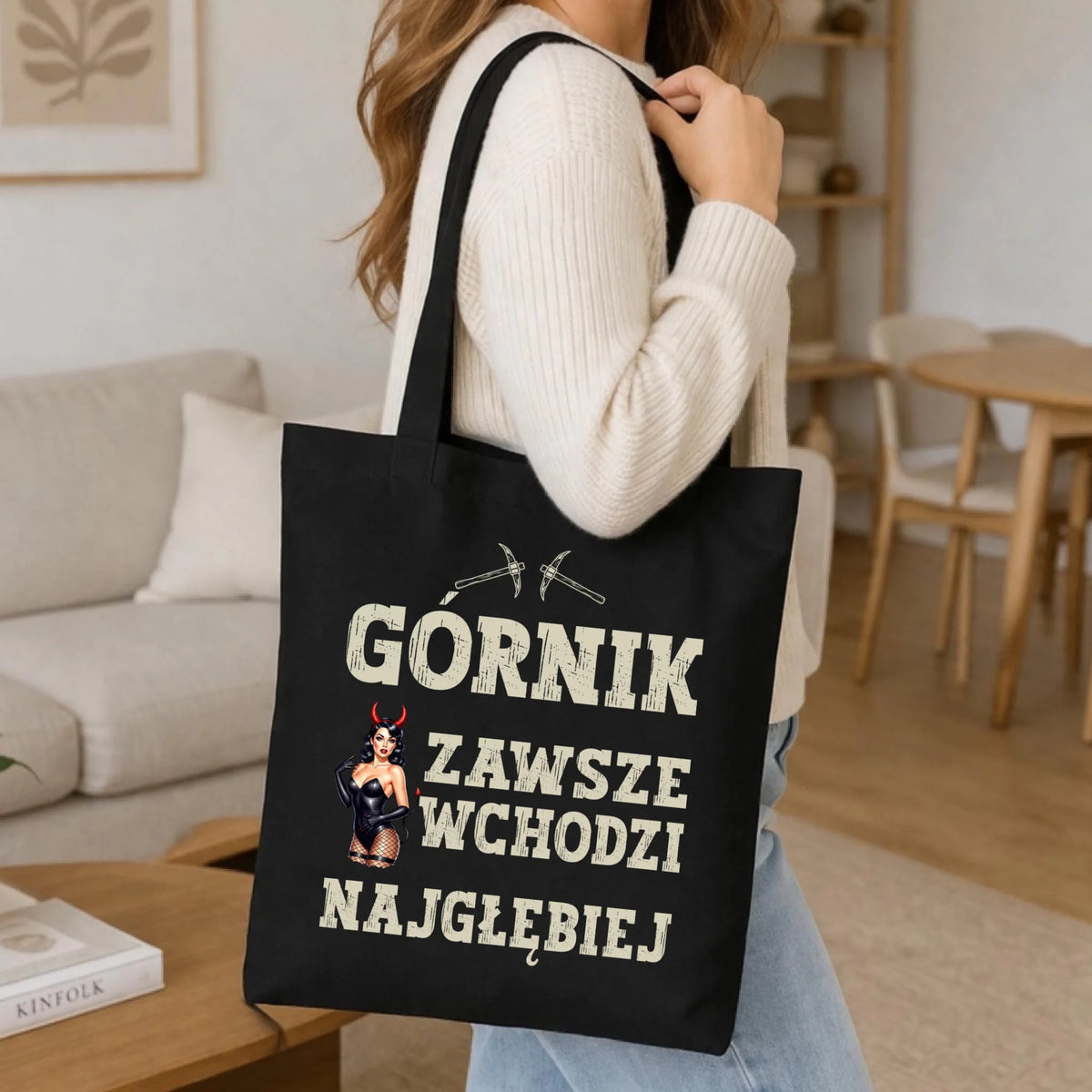 Torba - prezent dla górnika - Górnik zawsze wchodzi najgłębiej G22
