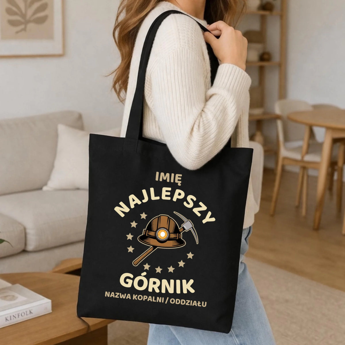 Torba - prezent dla górnika - Najlepszy górnik - personalizowana G23