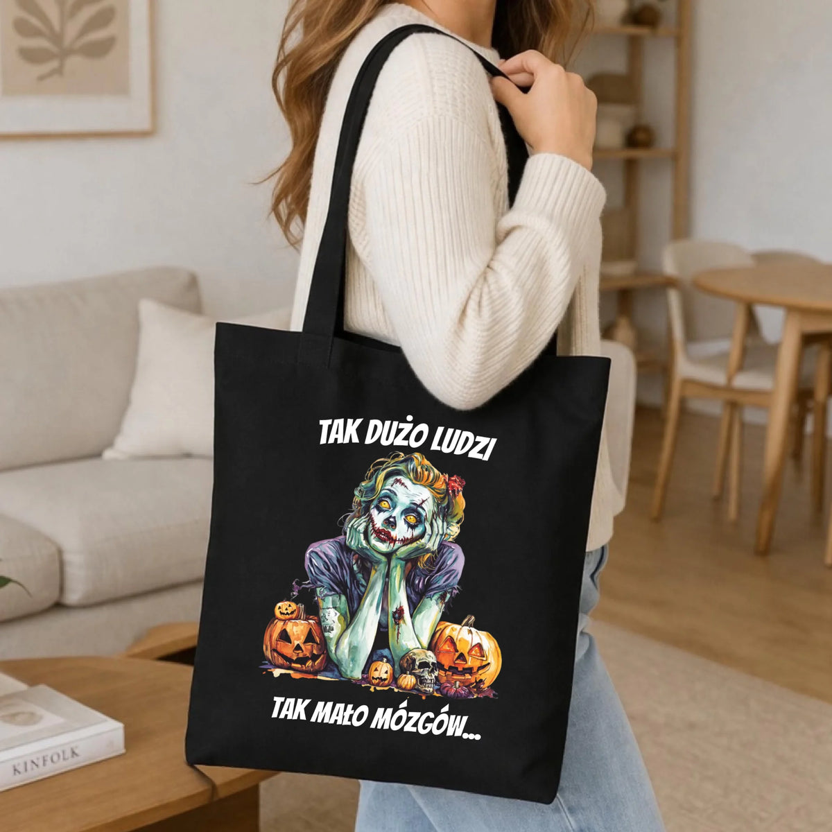 Torba na Halloween - Zombie - Tak mało mózgów HL31