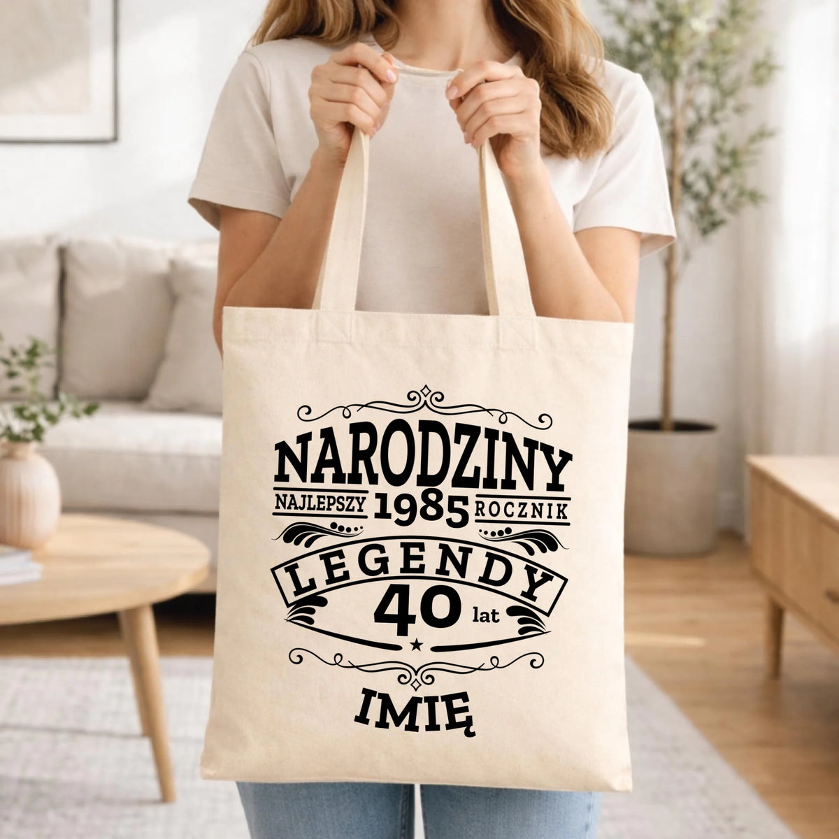 Torba na urodziny - Narodziny Legendy - personalizowana