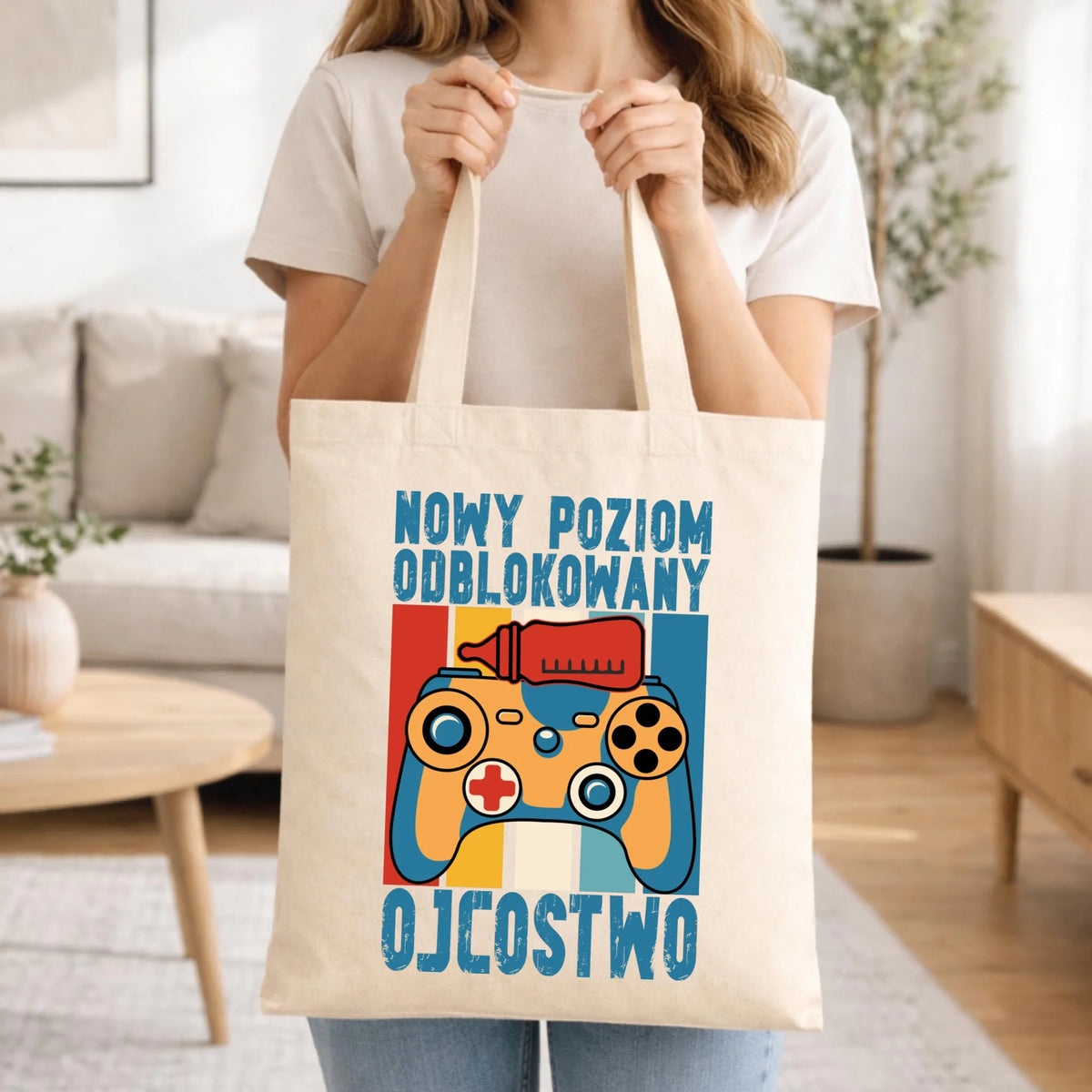 Torba dla młodego taty gamera - Nowy poziom odblokowany DT24