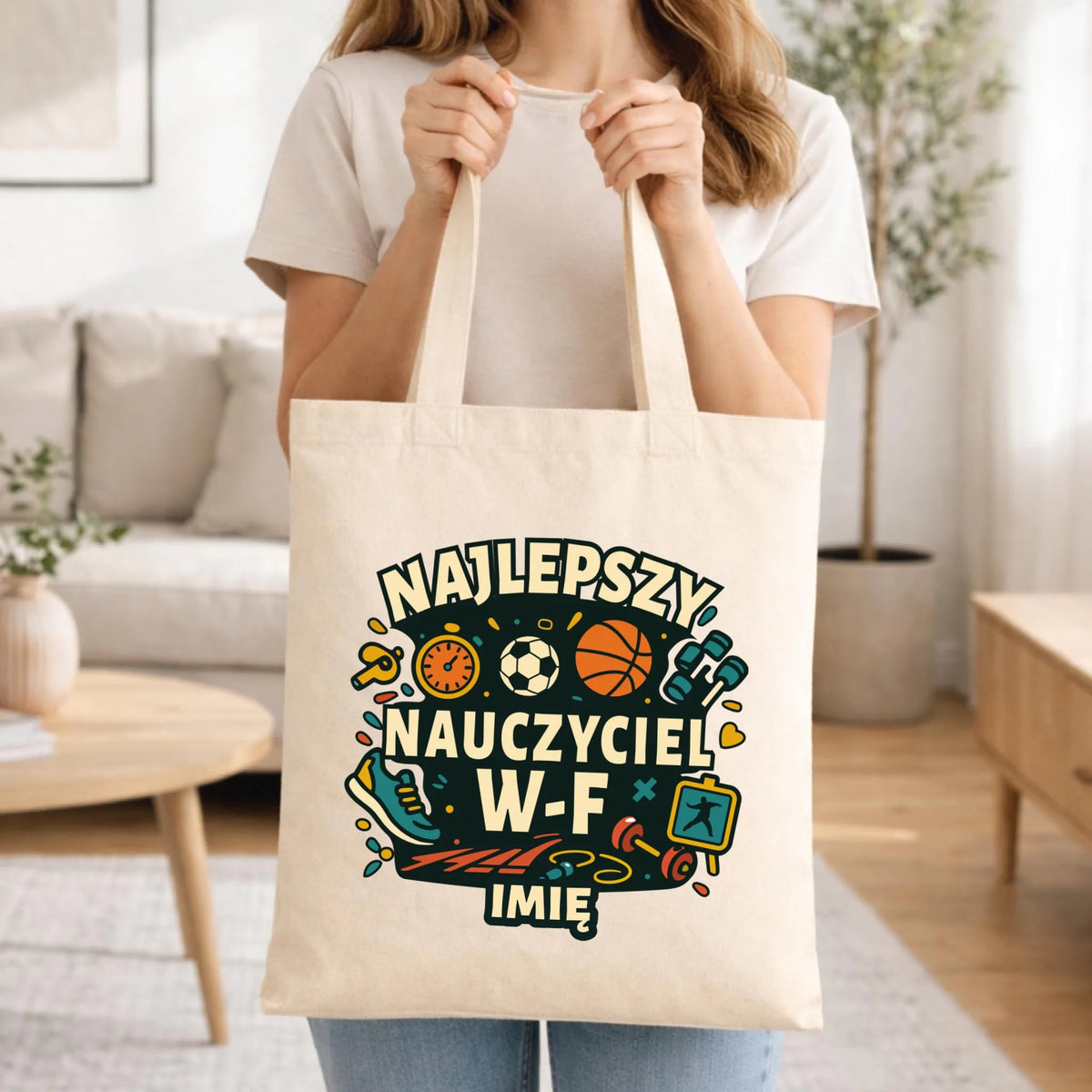 Torba dla nauczyciela wychowania fizycznego W-F - personalizowana N50