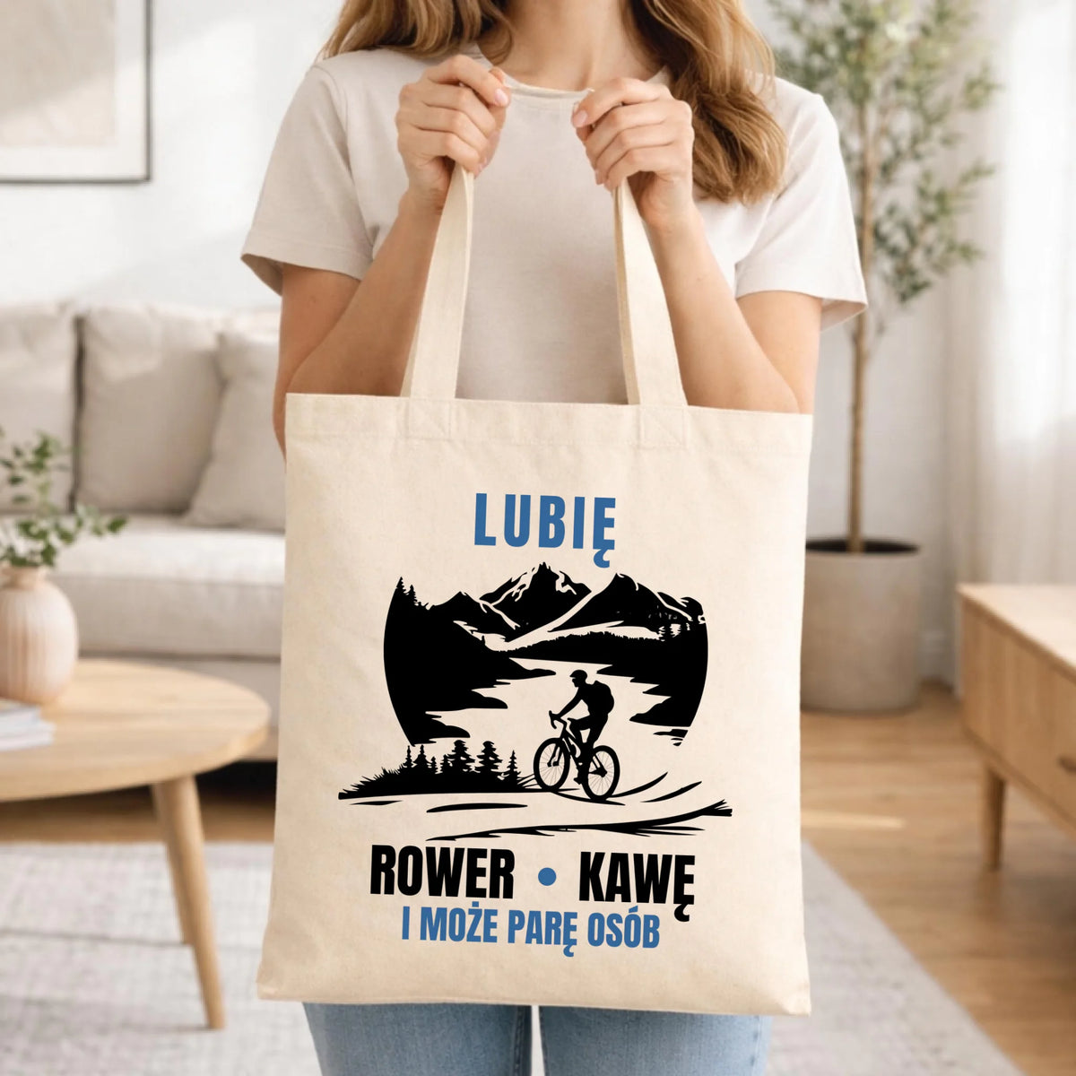 Torba dla rowerzysty - Lubię rower kawę i może parę osób HR05