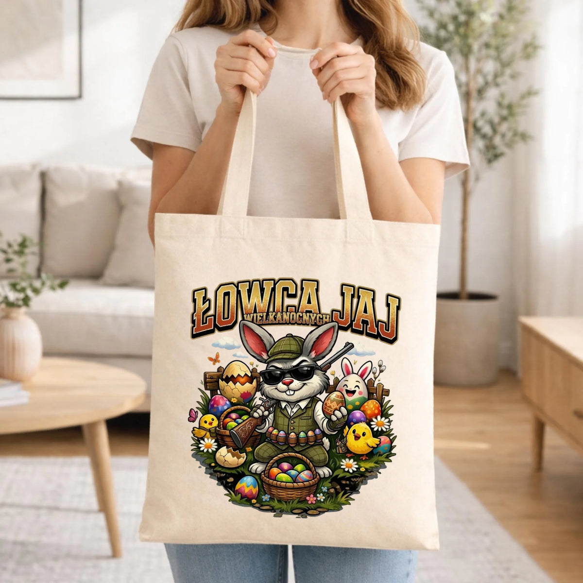 Torba wielkanocna - Zając Łowca Jaj WN12